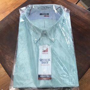 Izod green and white stripes 19 35/36 Tall